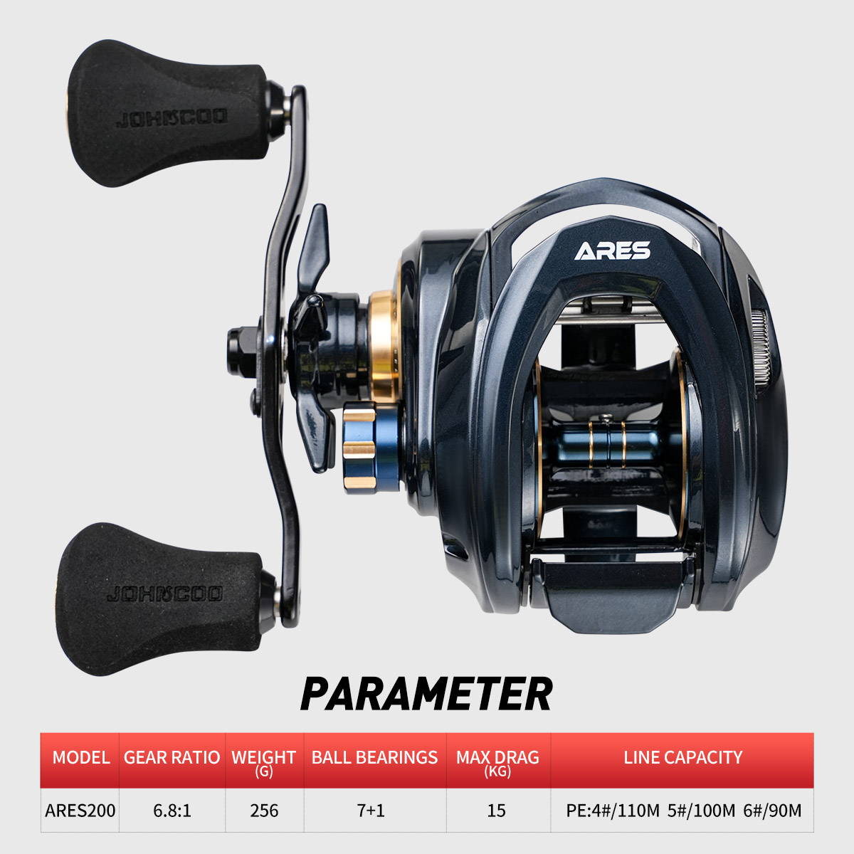JOHNCOO Baitcasting Makarası A - Abu Garcia Reel Max incelemesi ve fiyatı